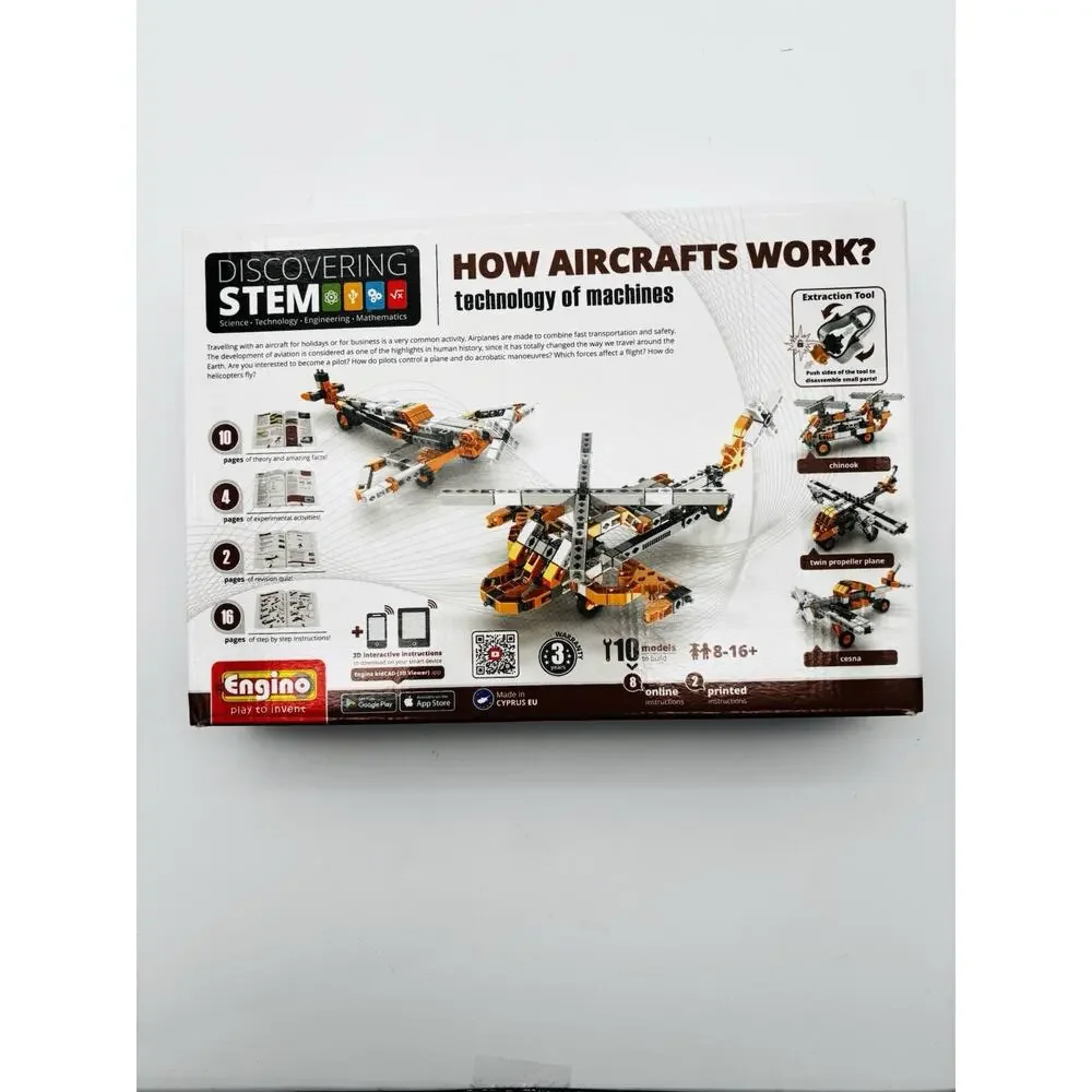 Engino Discovering STEM Technology of Machines: How Aircraft’s Work.